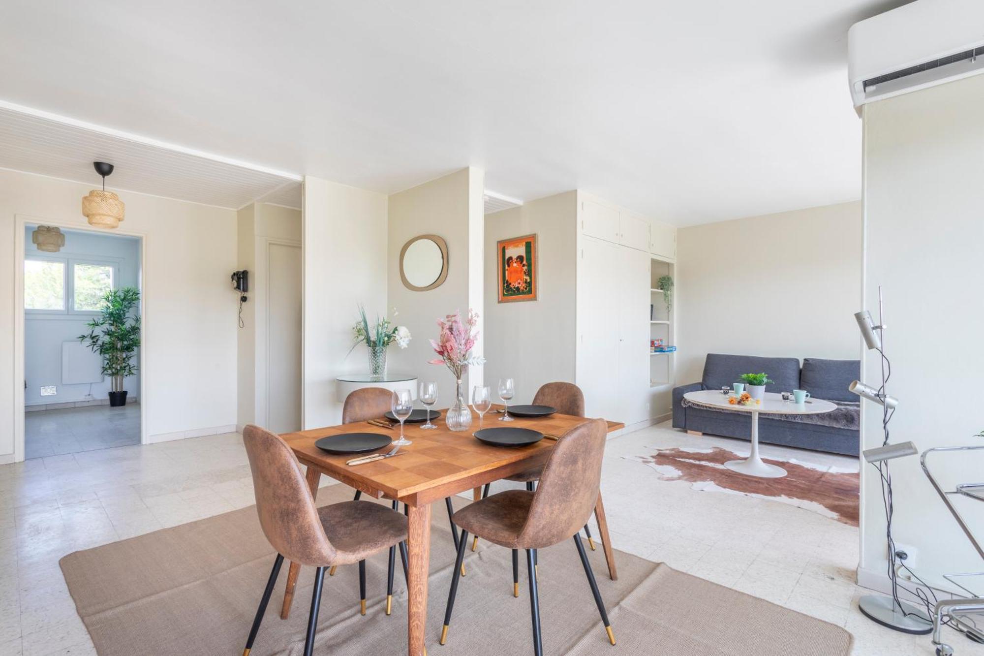 Grand T2 Lumineux Et Climatise Avec Balcon Leilighet Aix-en-Provence Eksteriør bilde
